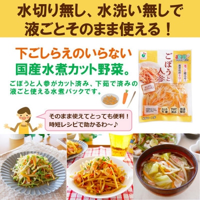 「うまみ丸ごと野菜 国産ごぼうと人参 100g」×20袋