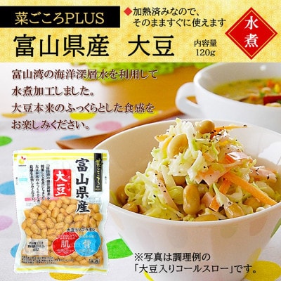 「菜ごころPLUS 富山県産大豆 120g」×20袋