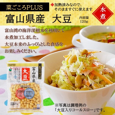 「菜ごころPLUS 富山県産大豆 120g」×20袋