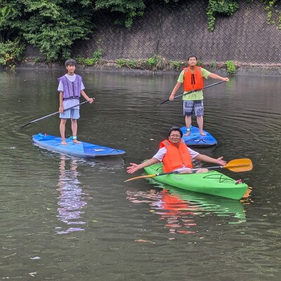遠野市 で SUP カヤック 体験 チケット 大人3名様分 遠野市 遠野第二ダム【Lien遠野】