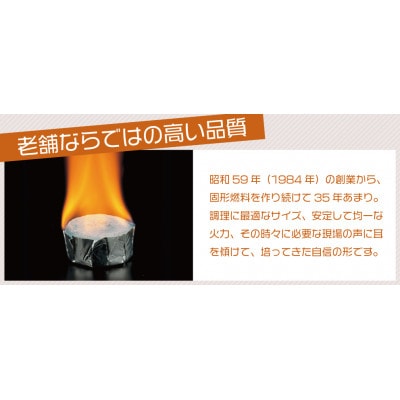 ニチネン 固形燃料 トップボックスA25g×320個 合計約8kg
