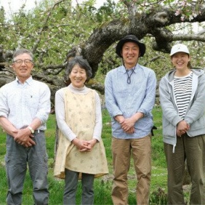 松陽園の樹上完熟りんご「サンふじ」5kg
