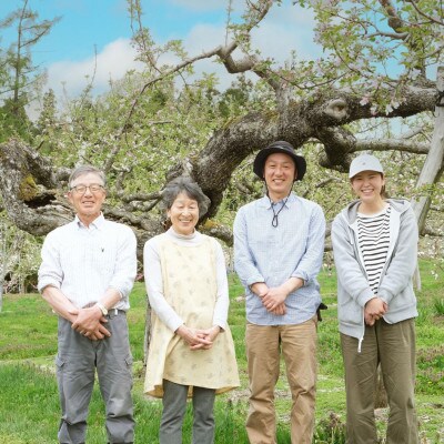 松陽園の樹上完熟 りんご 食べ比べセット サンふじ シナノゴールド 合計 5kg 農家直送