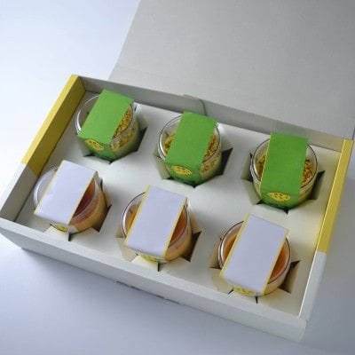 語り部のあったずもなプリン 2種 食べ比べ 合計6個セット 冷凍 / グリーンケア 多田自然農場
