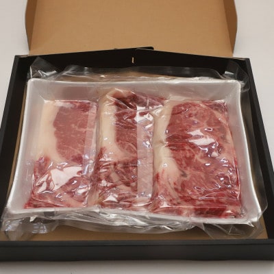 【さとふる限定】牛肉ロースステーキ　計約750g　黒毛和牛焼肉ホルモン彦政　遠野市