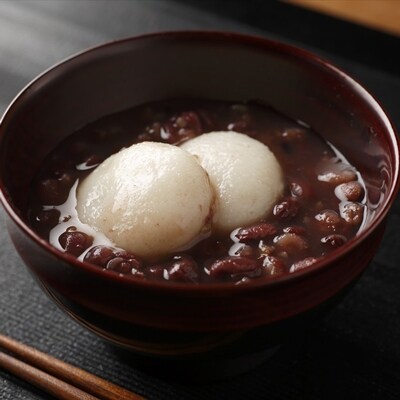 島根のゆず風味鶏だんごと出雲ぜんざいのセット