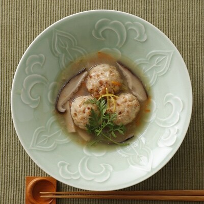 島根のゆず風味鶏だんごと出雲ぜんざいのセット