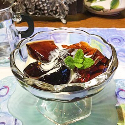 テレビでも紹介された2種類のチーズケーキと無添加プリン、コーヒーゼリー