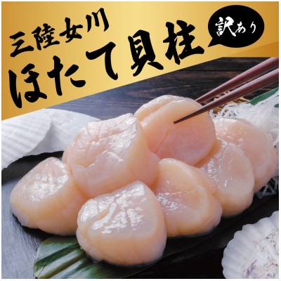 訳あり　冷凍ほたて貝柱(生食用) 500g/CAS凍結