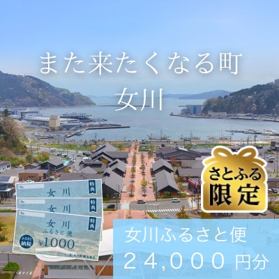 【さとふる限定】「女川ふるさと便」1000円分×24枚