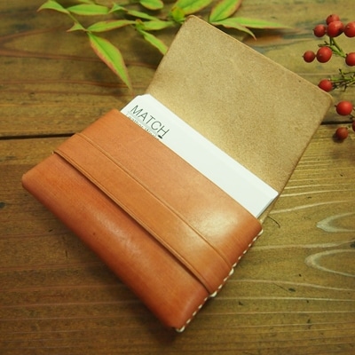 長濱レザーのカードケース 「TABA」