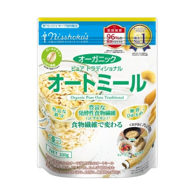 オーガニックピュア　トラディショナルオートミール　(330g×12袋)【A31】