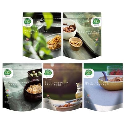 日食コーンフレークセット(5種類10点)【A06】