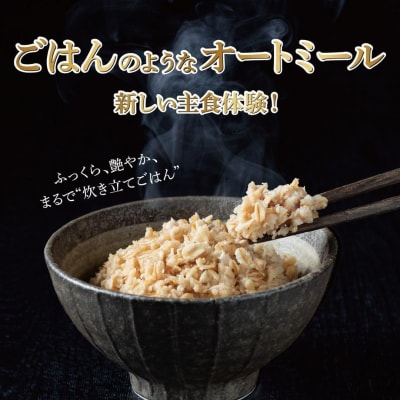 日食 甘み・香り・艶やか　オートミール 極 ごはん(300g×12袋)【A32】