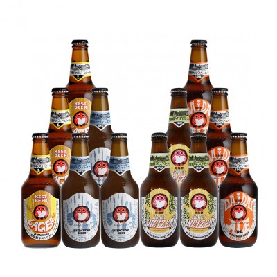 ハニーヴァイツェン入り飲み比べ12本セットB　各330ml