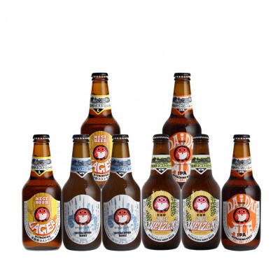 ハニーヴァイツェン入り飲み比べ8本セットB　各330ml