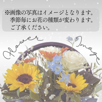 【毎月定期便】【毎月届く】季節のアレンジメントフラワー全12回