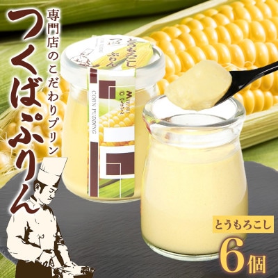 つくばぷりん とうもろこしプリン 6個 ふじ屋 茨城県桜川市