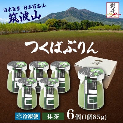 熨斗付き つくばぷりん 抹茶ぷりん 6個 冷凍 ふじ屋 茨城県桜川市