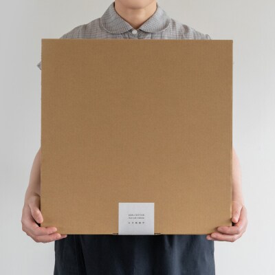 　座布団 和柄の綿ざぶとん 42cm×43cm 国産 綿100% お祝い 贈答 プレゼント 枯葉色