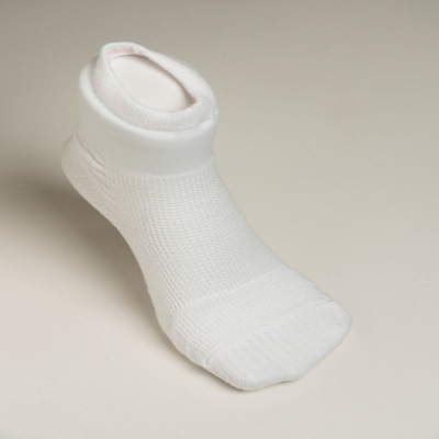 転倒予防くつ下どんどんウォーク2足組　白　23～24cm