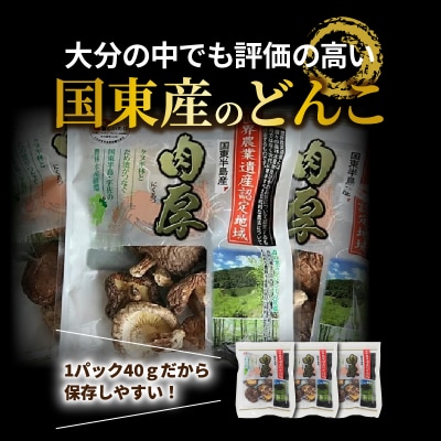 国東産の肉厚干し椎茸(冬菇 どんこ)&乾燥きくらげ_29060A