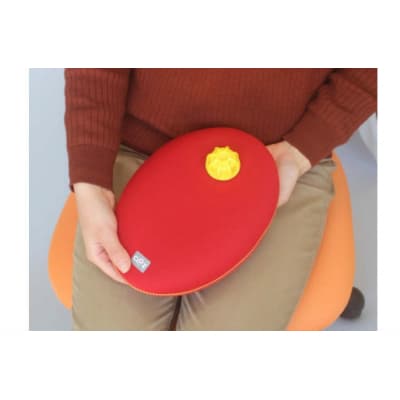 クロッツやわらか湯たんぽ/たまご型(レッド)_0717Z-1