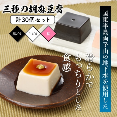  三種の胡麻豆腐セット(計30個)_1026Z