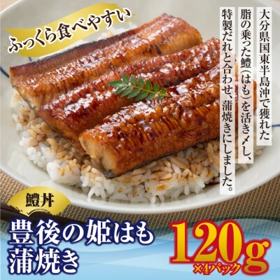 豊後の姫はも 蒲焼き※120g×4パック_1049Z