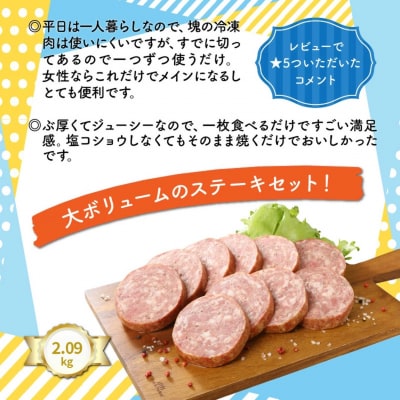 厚切りのボロニアペッパーステーキを19枚〃驚愕の2キロ越え!_29337A