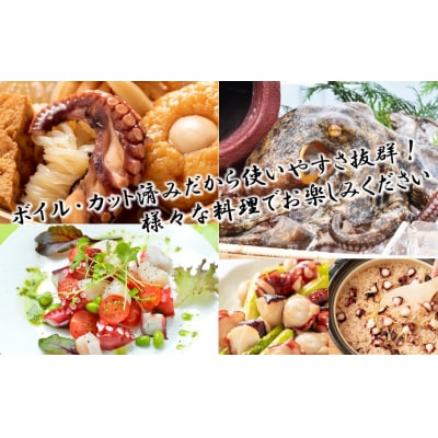 船上活き締め!ゆでたこぶつ切り1kg(200g×5P)_1813R
