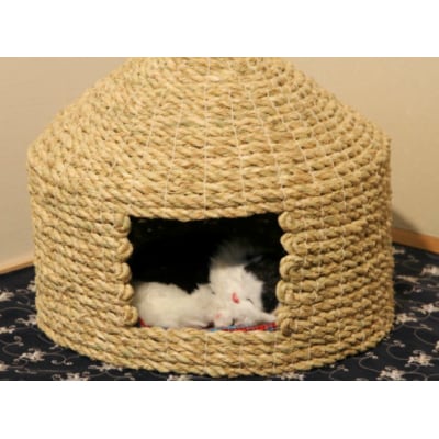 愛猫の和風高級マンション!国東猫ちぐら(シングル)_29002D