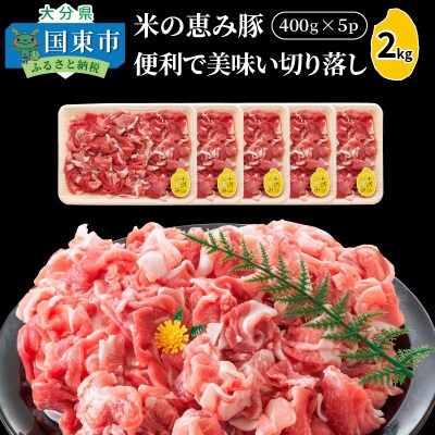 米の恵み豚/便利で美味い切り落し2kg_1178R