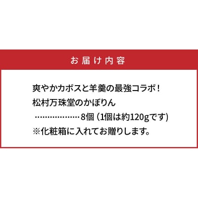国東銘菓かぼりん8個セット(120g×8個)_1255R