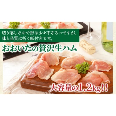 おおいたの贅沢生ハムを大容量の1.2kg_0245N