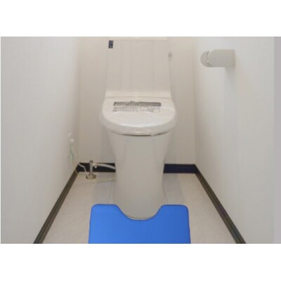 クロッツ やわらかトイレマット※カラー/ブルー_0248N-1