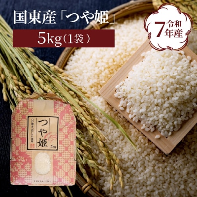 令和7年産米 食味値80点以上/国東産「つや姫」5kg×1袋 _1673R-1