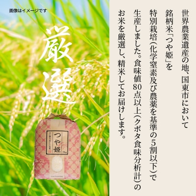 令和7年産新米 食味値80点以上/国東産「つや姫」5kg×1袋 _1673R-1