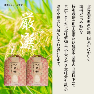 令和7年産米 食味値80点以上/国東産「つや姫」10kg(5kg×2袋 )_1673R-2