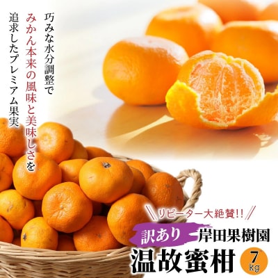 【訳あり】岸田果樹園「温故蜜柑」約7kg_2088R