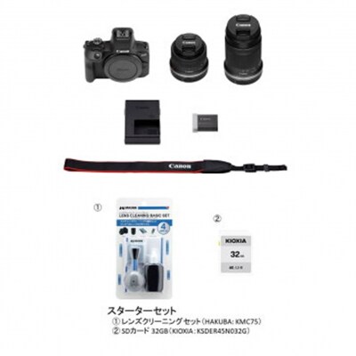 キヤノン ミラーレスカメラ EOS R100(ダブルズームキット・スターター  