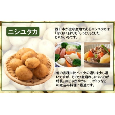 先行受付【訳あり】朝収穫してその日に発送!有機栽培じゃがいも5kg(品種:ニシユタカ)_2355R