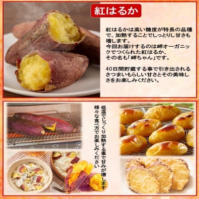 【先行予約】【訳あり】有機栽培さつまいもの岬ちゃん5kg(品種:紅はるか)_2357R