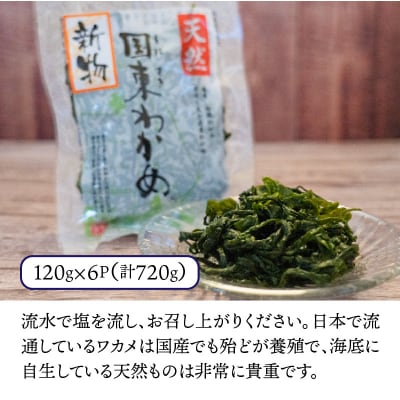 ＼テレビで紹介されました!/風味が違います!国東天然わかめ(湯通し塩蔵720g)_0078N