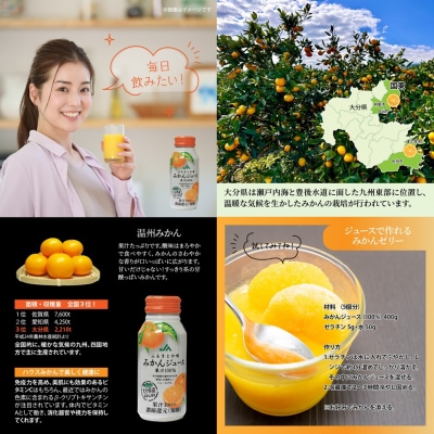 ふるさとの味 みかんジュース(190g×30本)_2403R