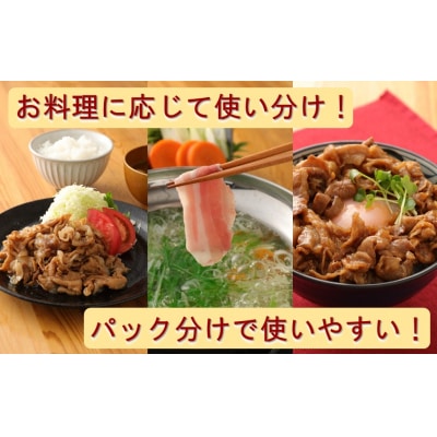 普段使いに便利なパック分け!大分県産豚肉5種詰合せ 合計約2kg_2445R
