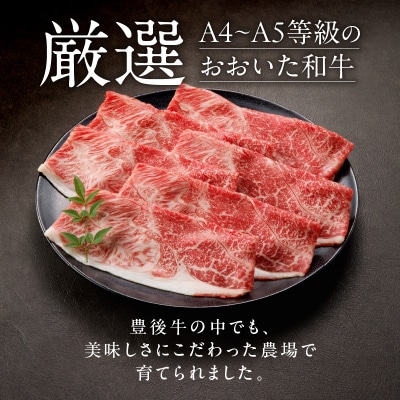 【贈答用】A4～A5等級おおいた和牛ウデ肉スライス400g(1パック)_2419R