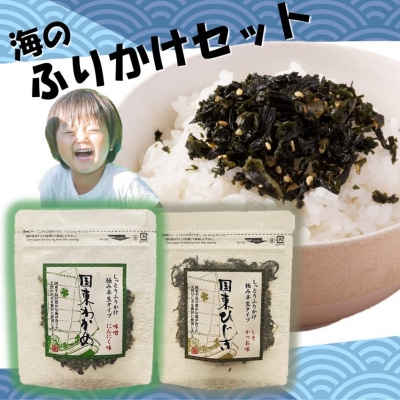 ご飯が進む!海のふりかけセット( わかめふりかけ & ひじきふりかけ )_2516R