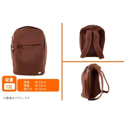 クロッツ バッグ 簡易防水リュック 12L / ブラウン_2532R-4