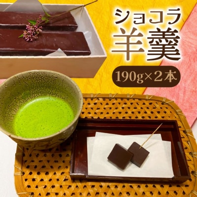 ショコラ羊羹 2本 チョコレート ようかん スイーツ デザート おやつ お菓子_2307R-2